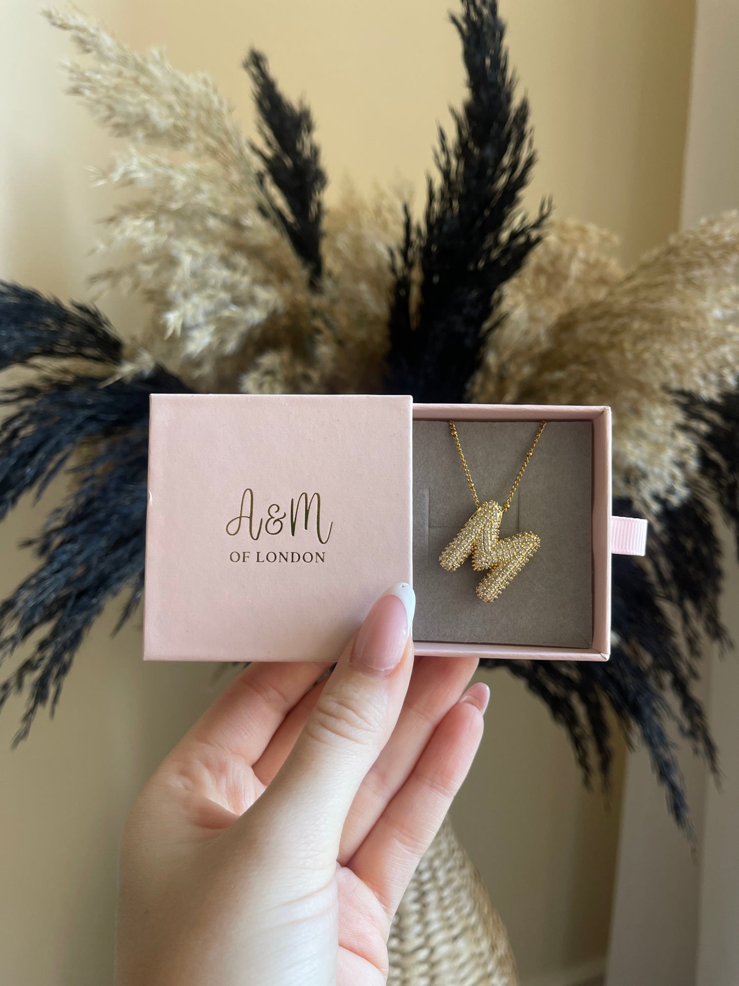 Bubble Letter Necklace