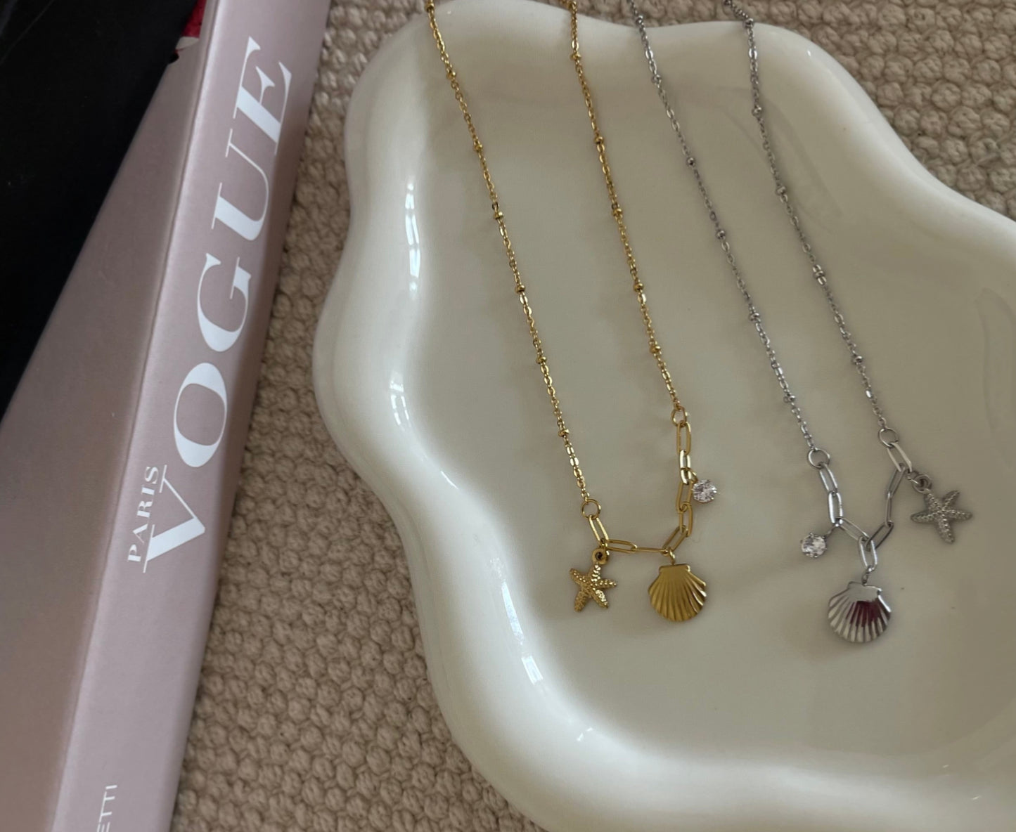 Silver Starfish Necklace
