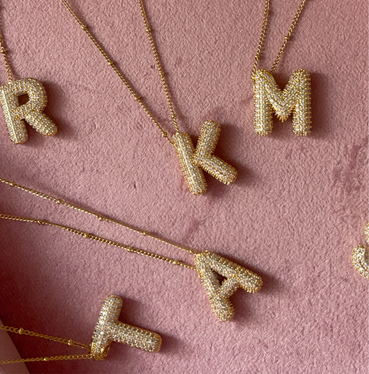Bubble Letter Necklace