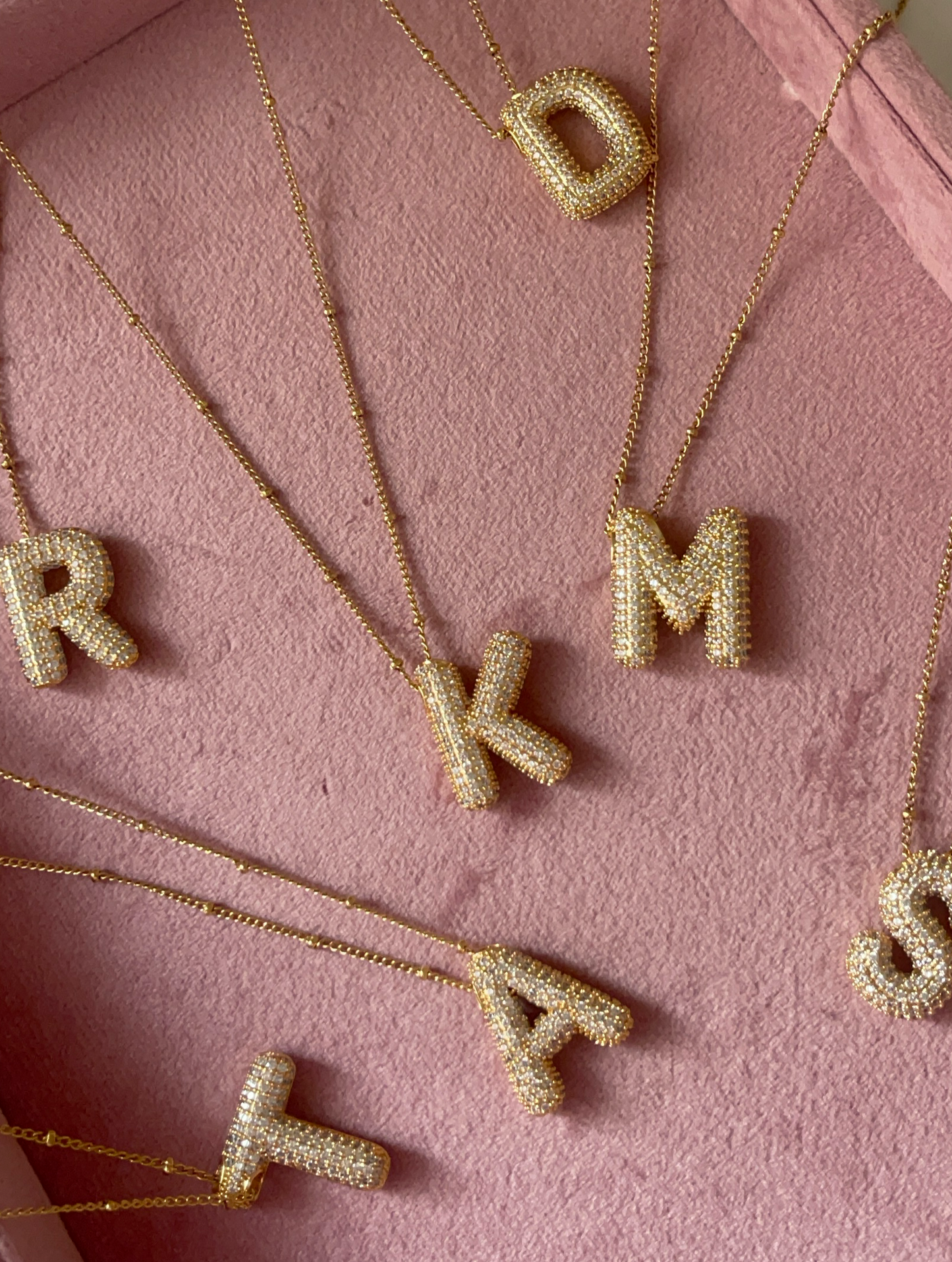 Bubble Letter Necklace