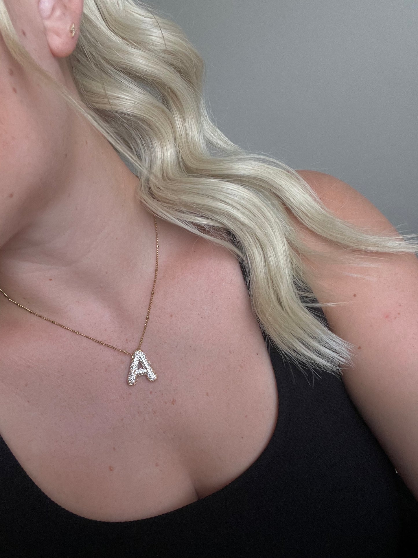 Bubble Letter Necklace
