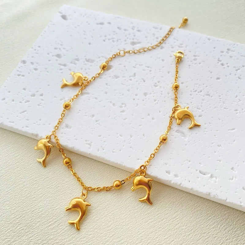 Dolphin Anklet SILVER